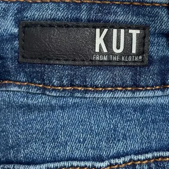 Women's KUT From The Kloth Mia Toothpick Skinny Distressed Denim Ripped‎ Jean 6 - Picture 4 of 13